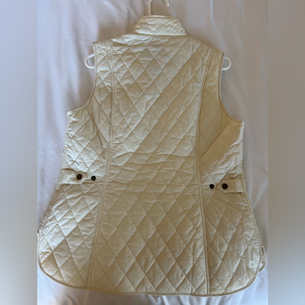 Barbour Cream Women's Jacket Vest - Picture 4 of 5